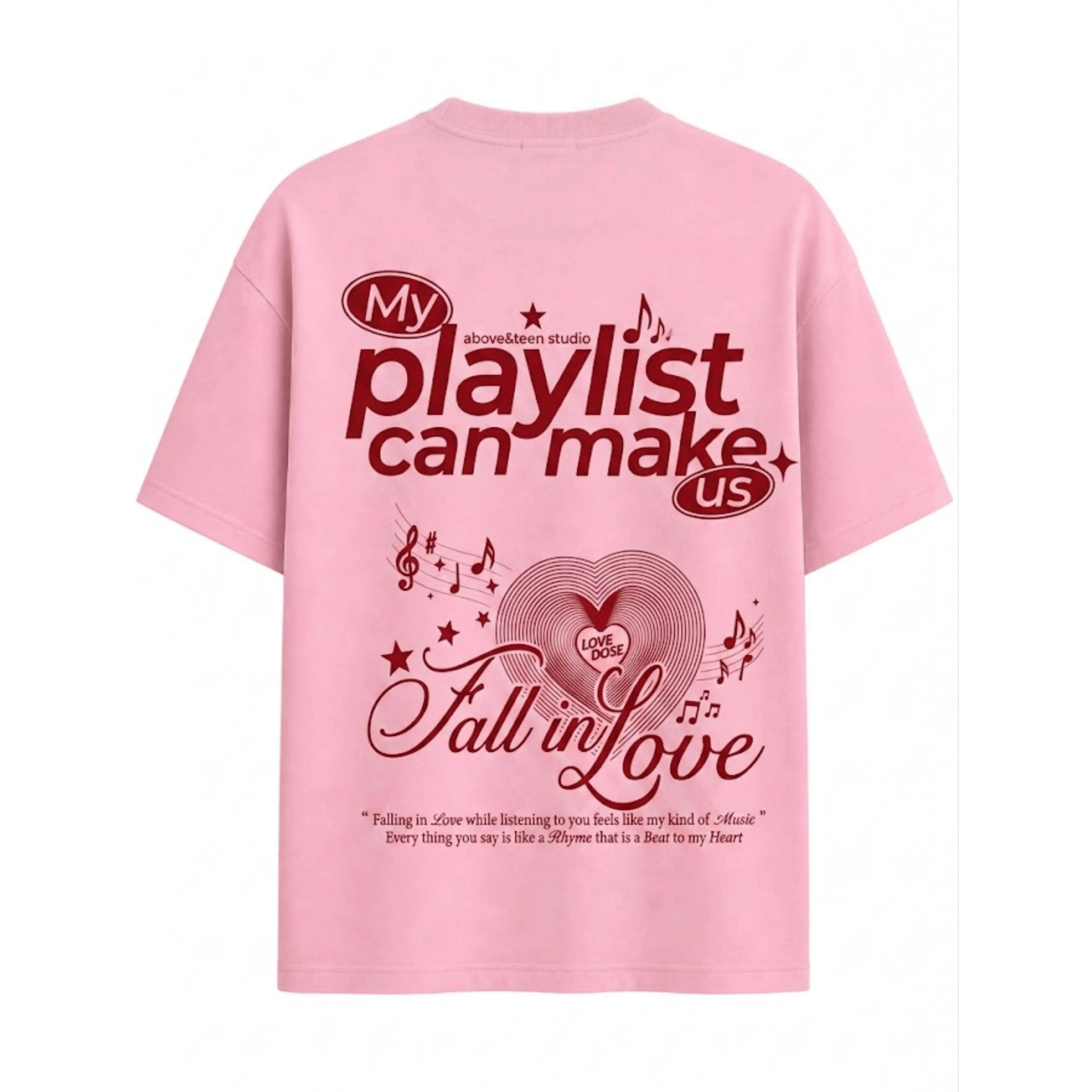 FALL IN LOVE" TRACKLIST TEE